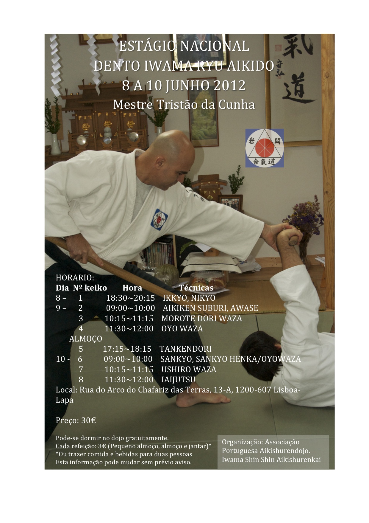 Estágio Nacional Dento Iwama Ryu Aikido